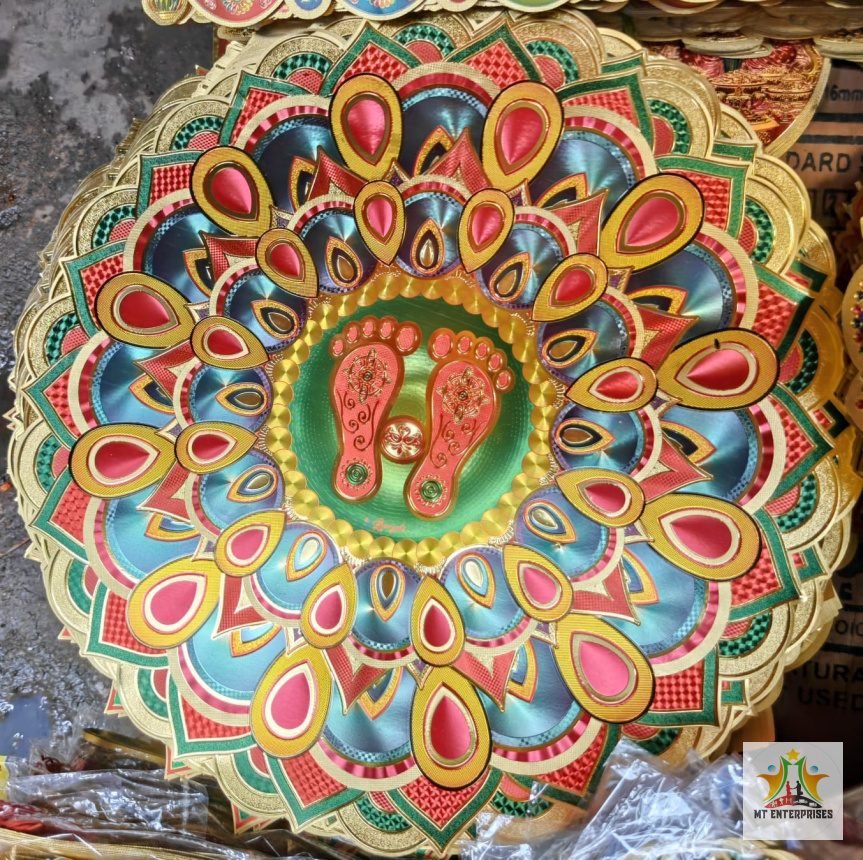 Golden Rangoli 20 inch (5 Ps Packet)