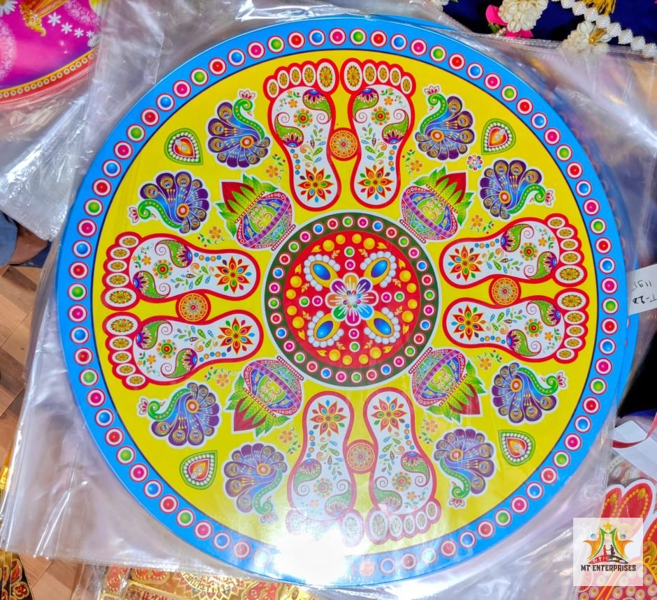 20 inch Rangoli Paper Sticker (5 Ps Packet)