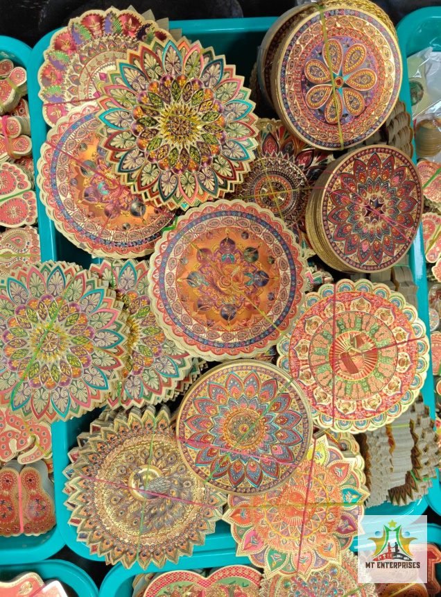 Golden Big Gole and mix design Sticker (50 Ps Bundle)
