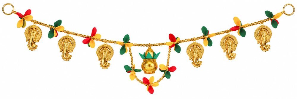 Ganesh Ribbon Kalash Bandarwar 17 number