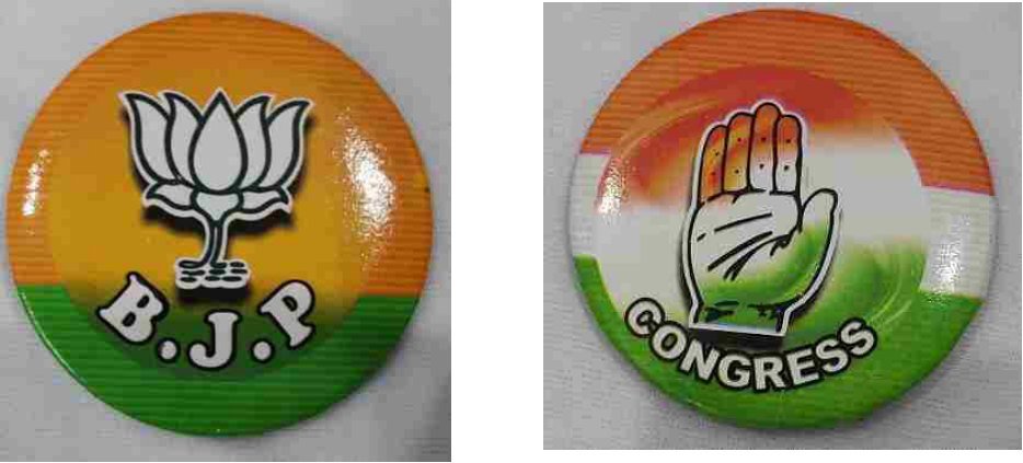 Dibri Badge (BJP / Congress)