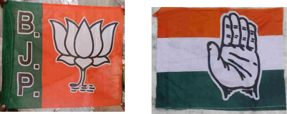 Roto Flag (BJP / Congress)
