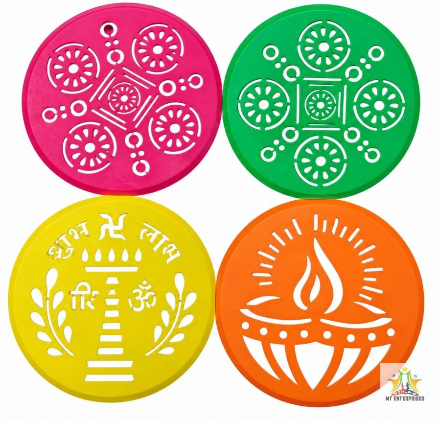 8 inch rangoli sancha (10 Ps)